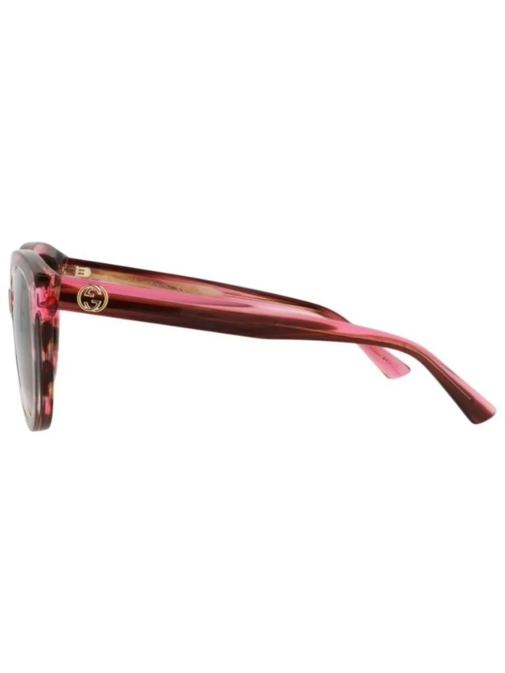 New Gucci Womens Round/Oval Havana Havana Brown Fashion Designer Sunglasses